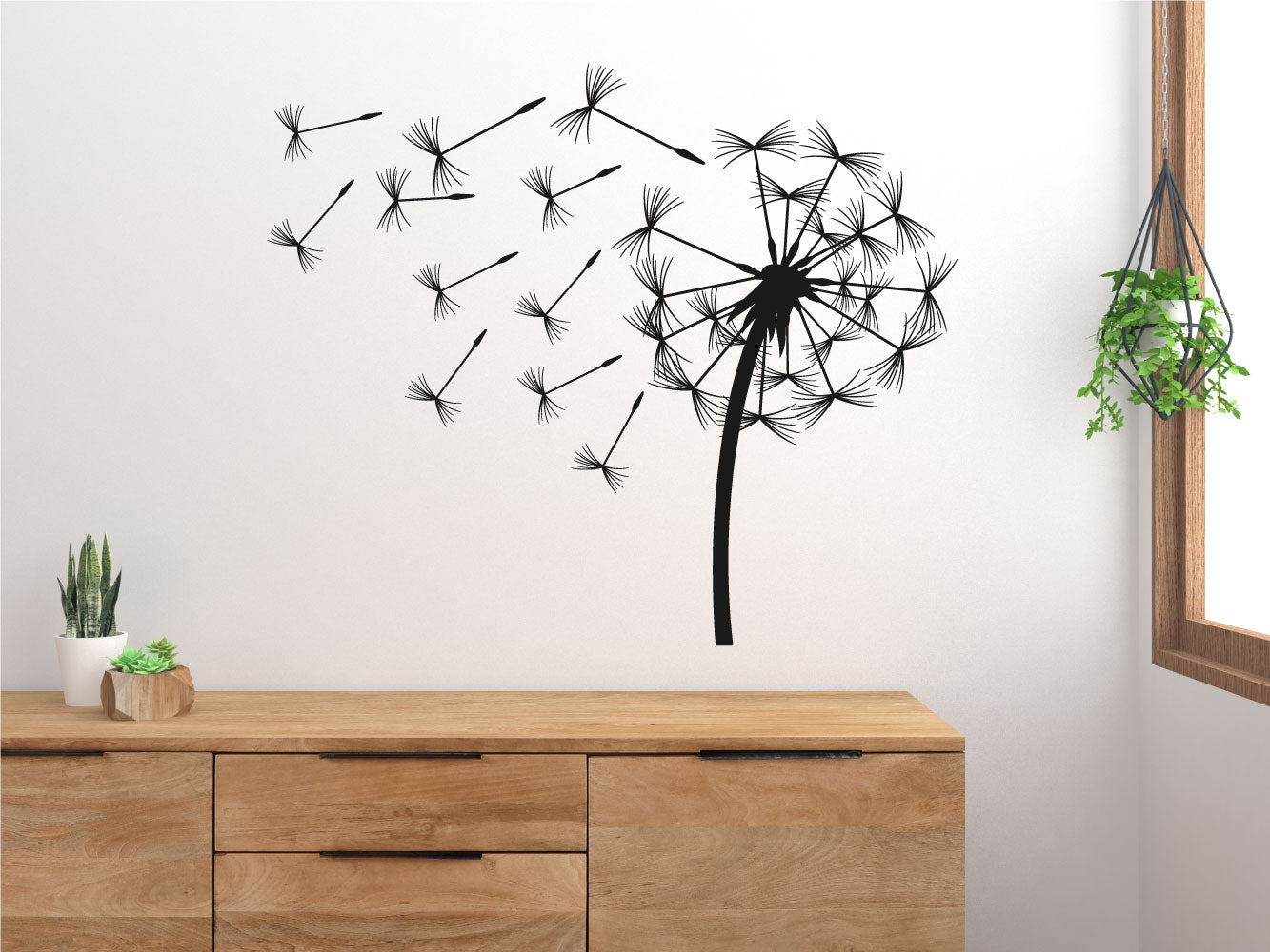 Dandelion and Fluffs Vinyl Wall Decal