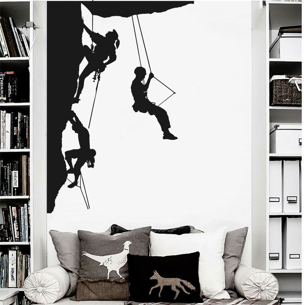 Rock Climbers Vinyl Home Decor Wall Decal 