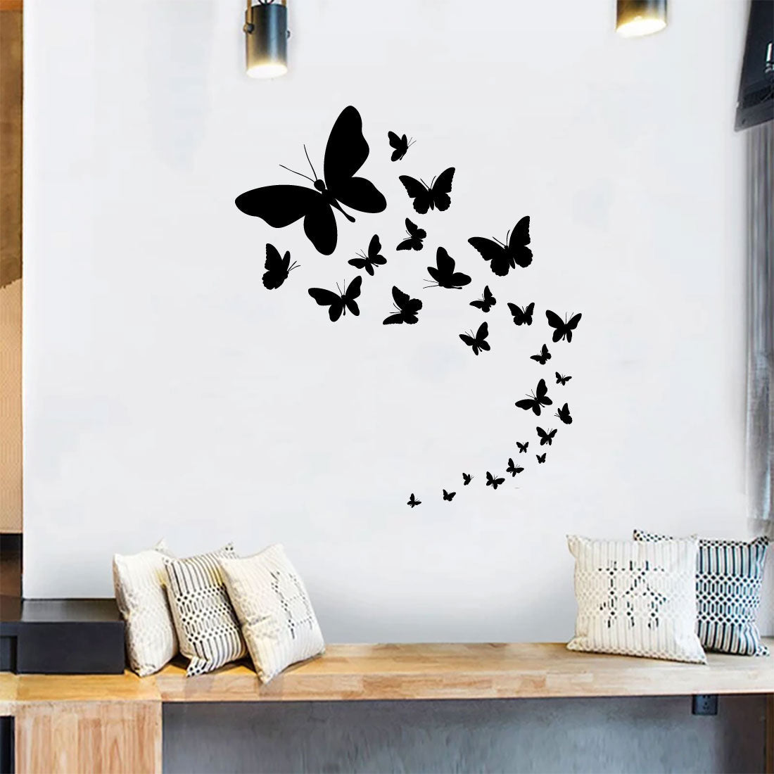 Butterflies Vinyl Home Decor Wall Decal 