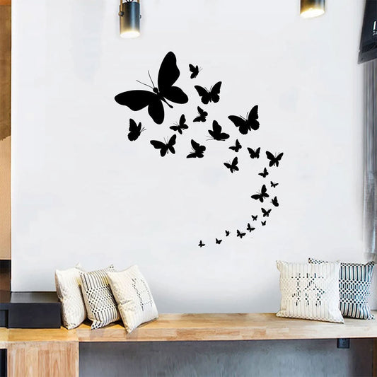 Butterflies Vinyl Home Decor Wall Decal 