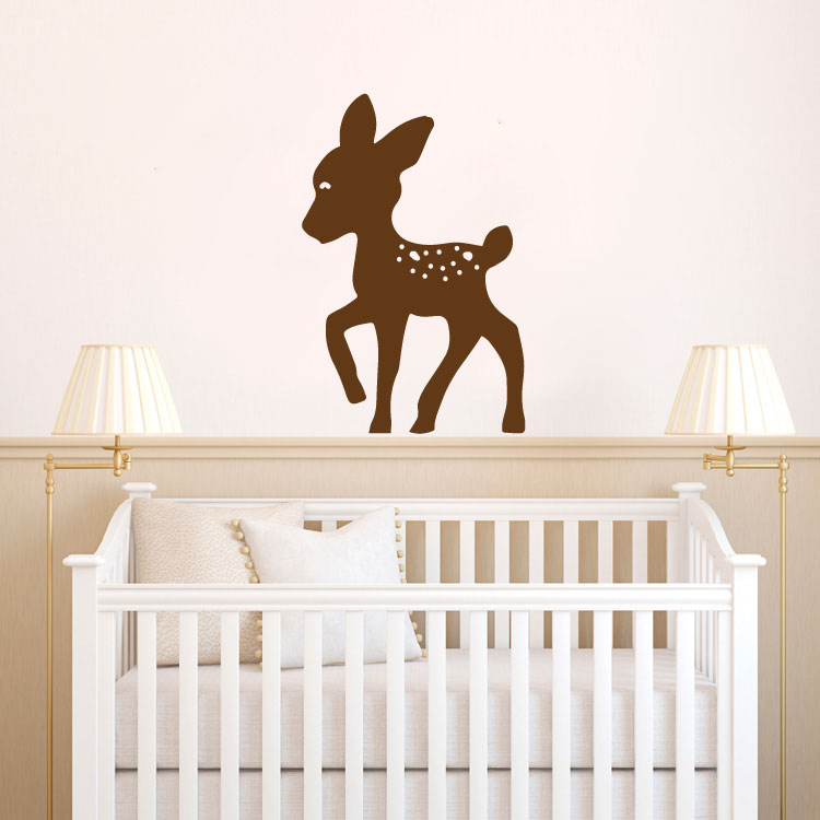 Deer Fawn Vinyl Home Decor Wall Decal 