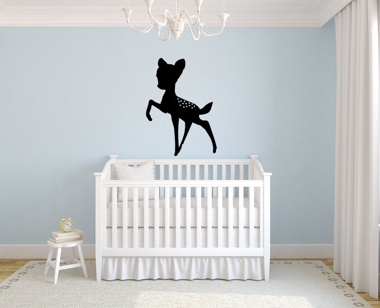 Deer Fawn Vinyl Home Decor Wall Decal 