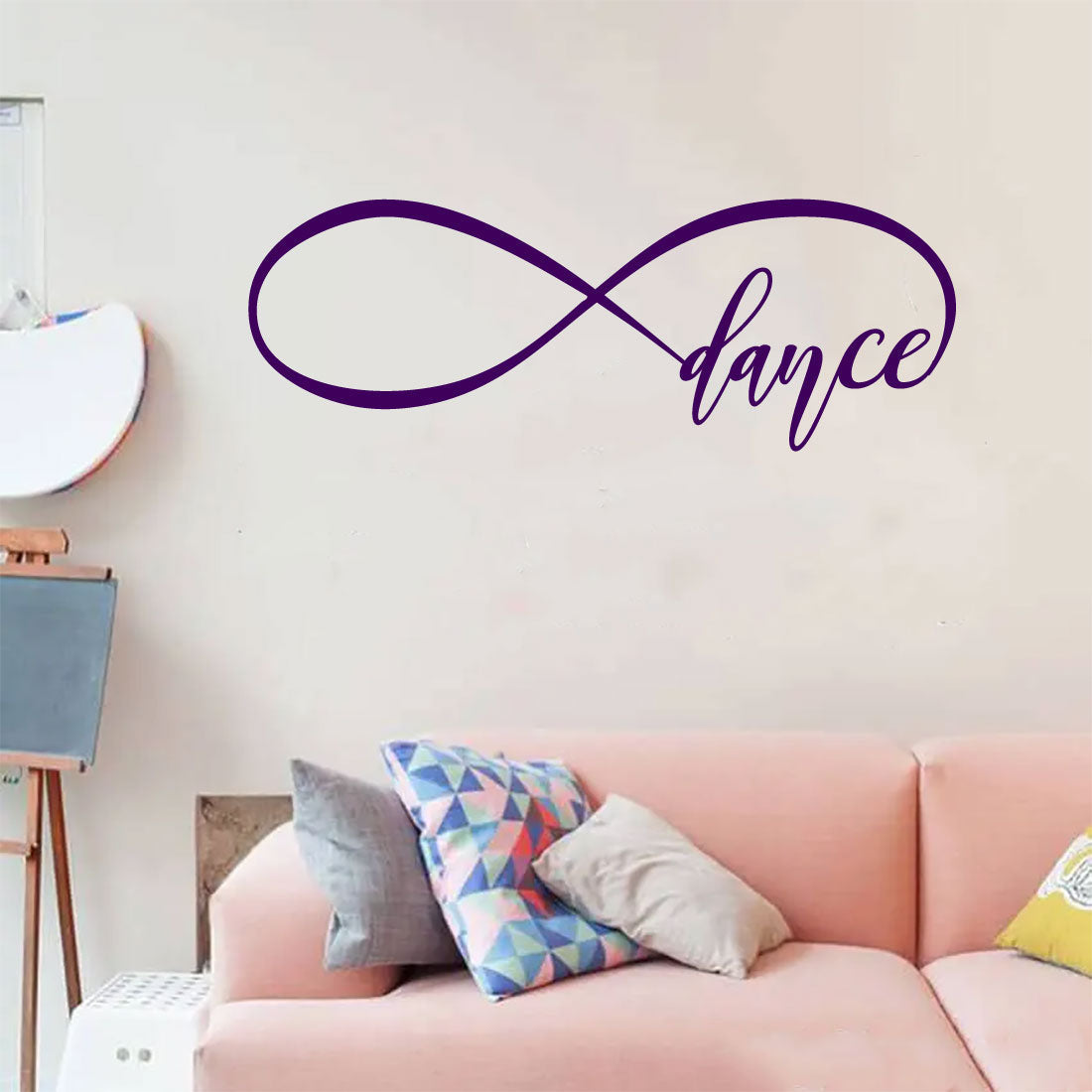 Infinity Dance Sign Symbol Vinyl Home Decor Wall Decal 