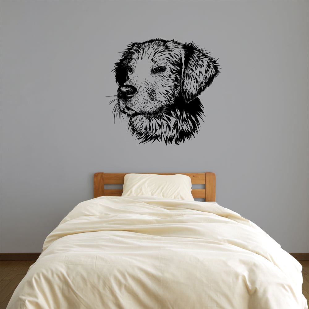 Golden Retriever Dog Vinyl Wall Decal