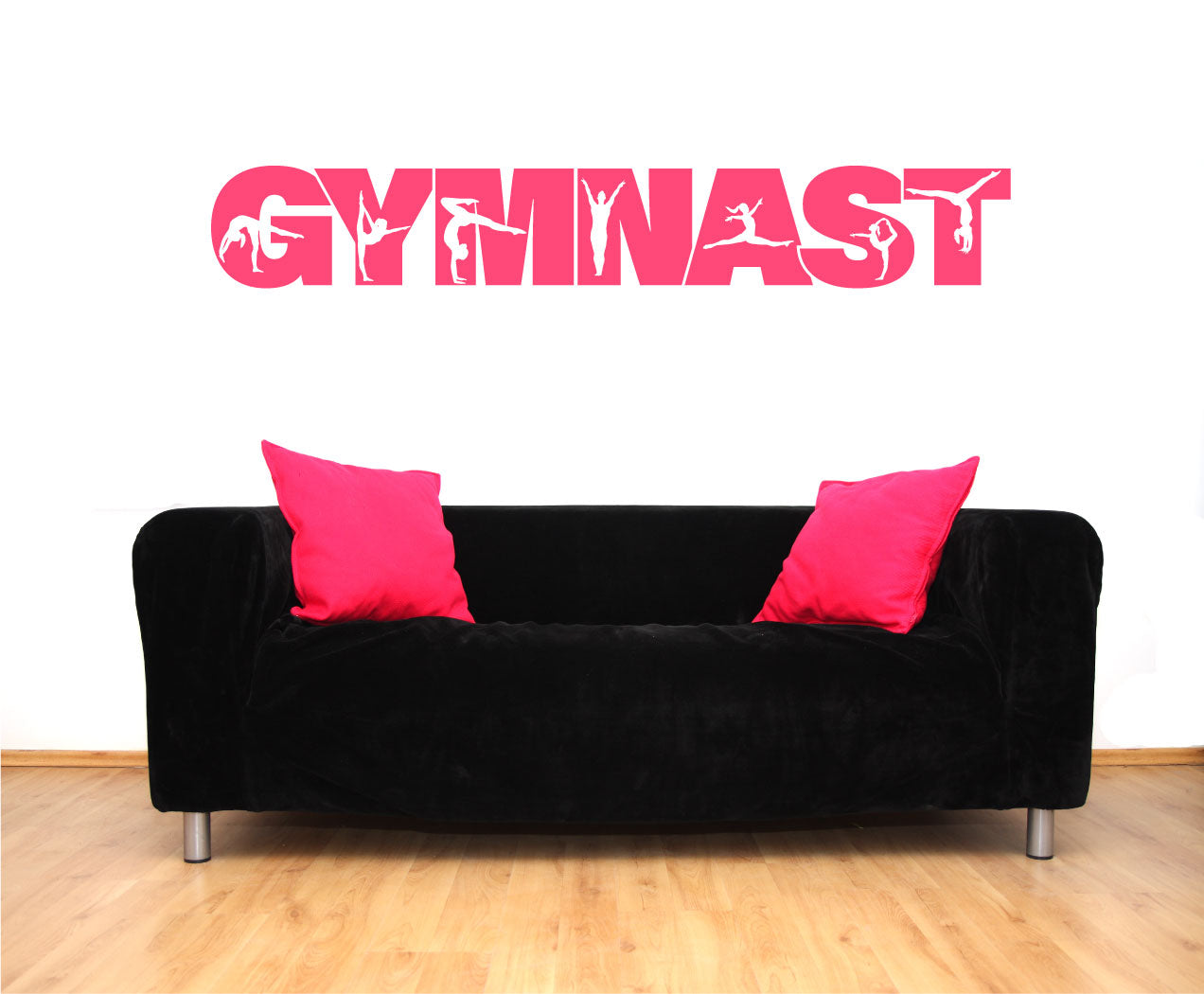 Gymnasts Gymnastics Vinyl Home Decor Wall Decal 