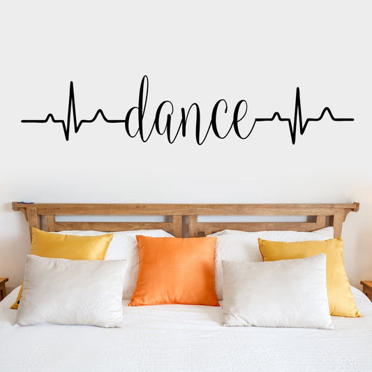 Dance Heartbeat Vinyl Home Decor Wall Decal 