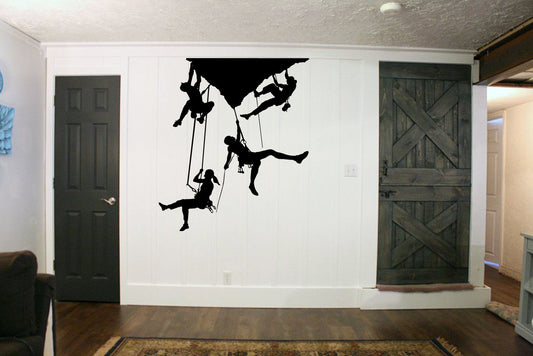 Rock Climbers Vinyl Home Decor Wall Decal 