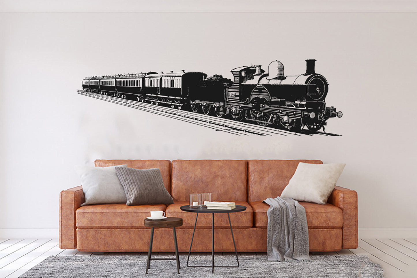 Train Silhouette Vinyl Home Decor Wall Decal 