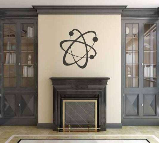 Atom Vinyl Home Decor Wall Decal Words 