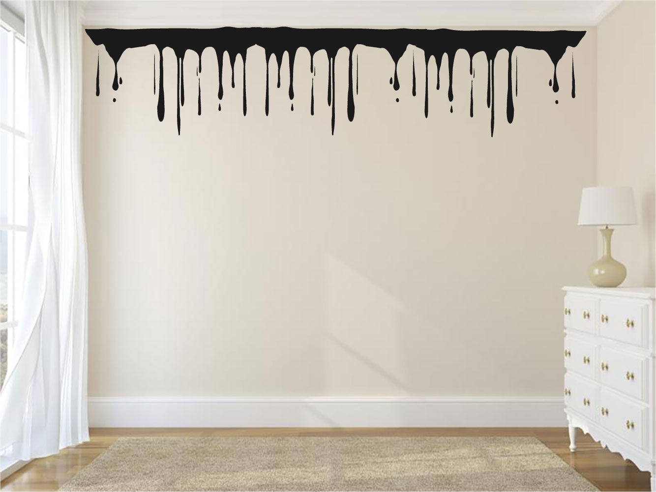 Paint Drips Vinyl Home Decor Wall Decal