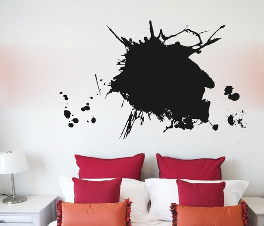 Paint Ink Splatter Vinyl Home Decor Wall Decal