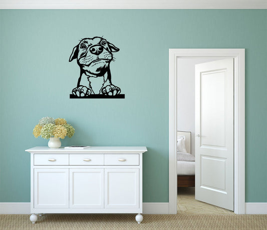 Labrador Retriever Lab Dog Vinyl Home Decor Wall Decal 