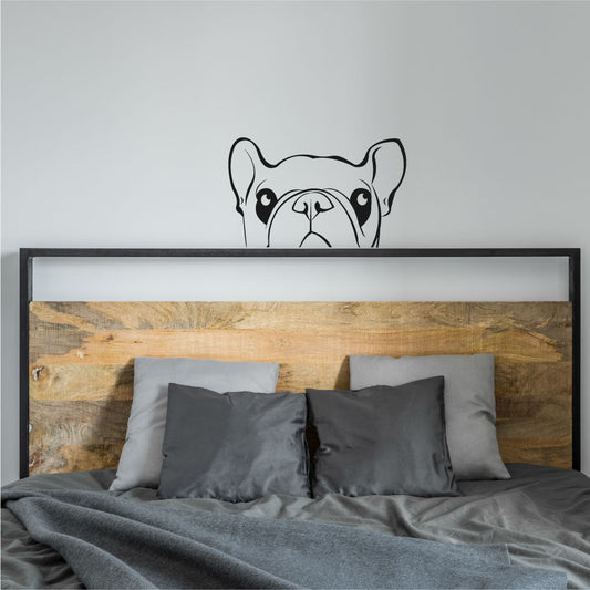 Frenchie French Bulldog Silhouette Dog Vinyl Home Decor Wall Decal 