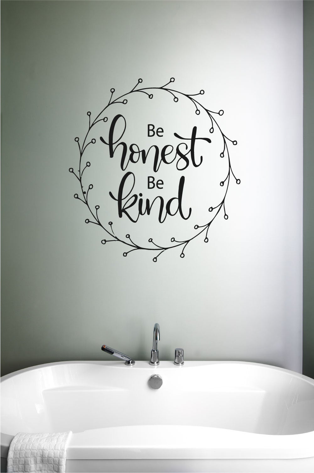 Be Honest Be Kind Vinyl Home Decor Wall Decal Words 