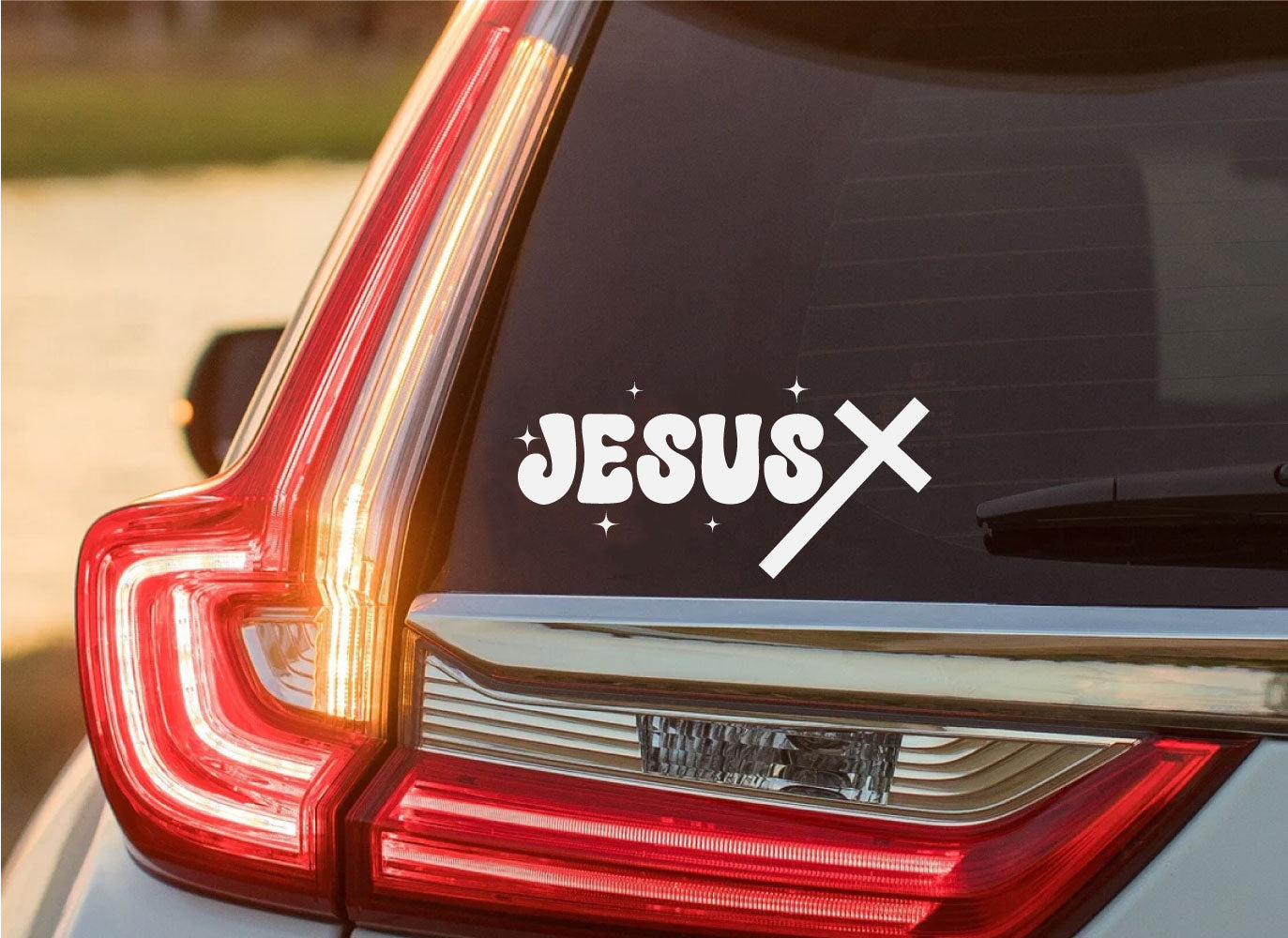 Jesus Cross Vinyl Wall Decal