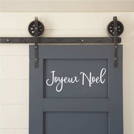 Joyeux Noel French Christmas Vinyl Wall Decal