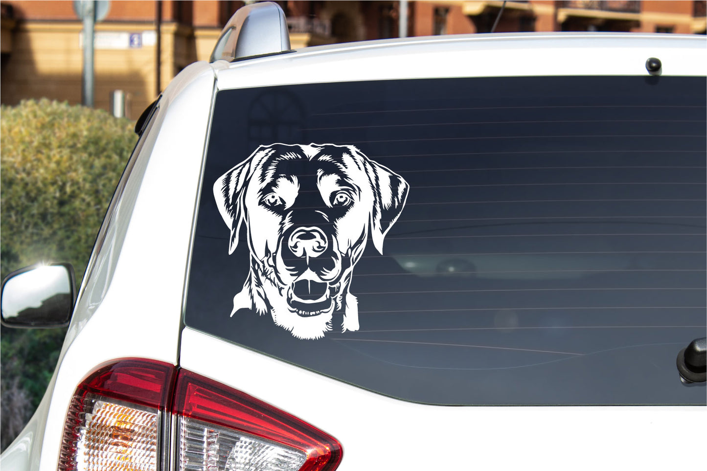 Labrador Lab Dog Silhouette Vinyl Wall Decal