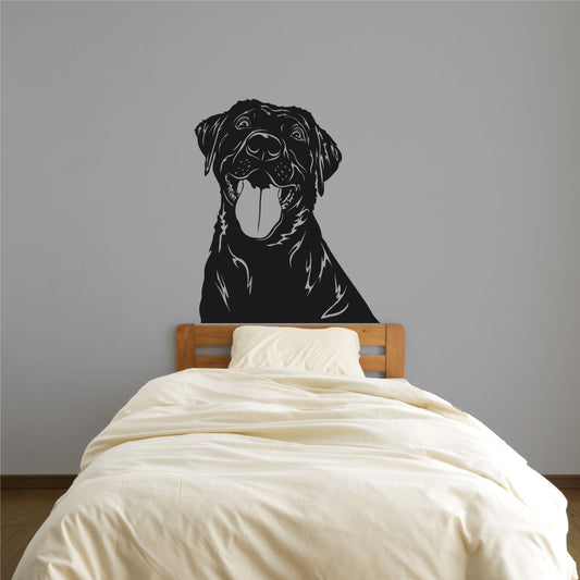 Labrador Lab Dog Silhouette Vinyl Wall Decal