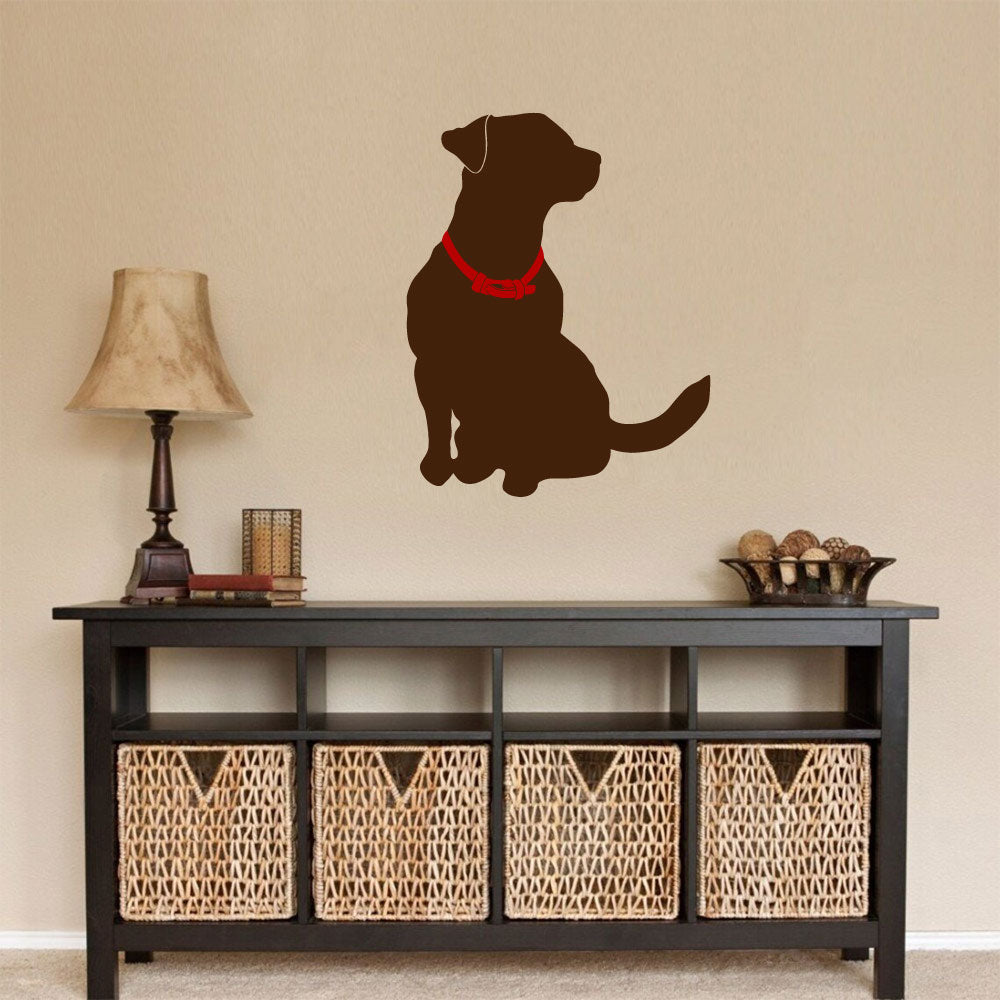 Labrador Retriever Lab Dog Vinyl Wall Decal