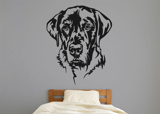 Labrador Lab Dog Silhouette Vinyl Wall Decal