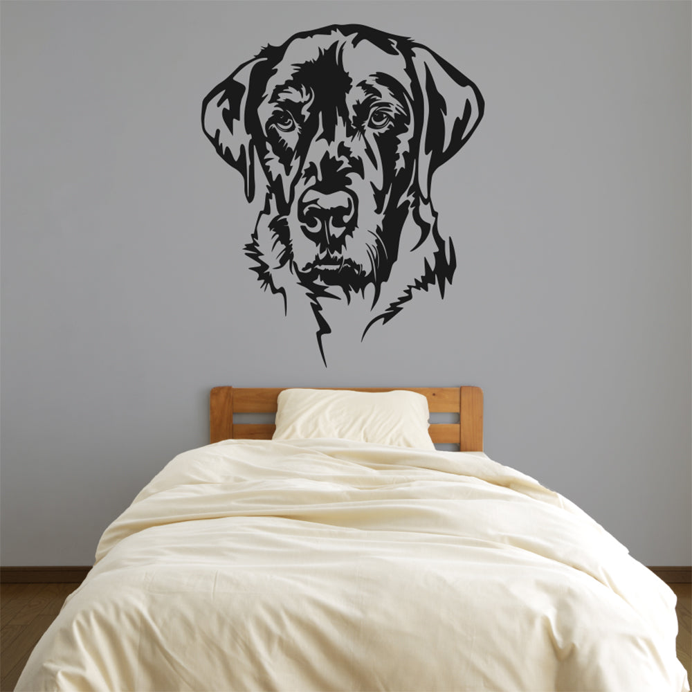 Labrador Lab Dog Silhouette Vinyl Wall Decal