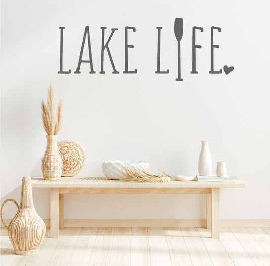 Lake Life Vinyl Wall Decal