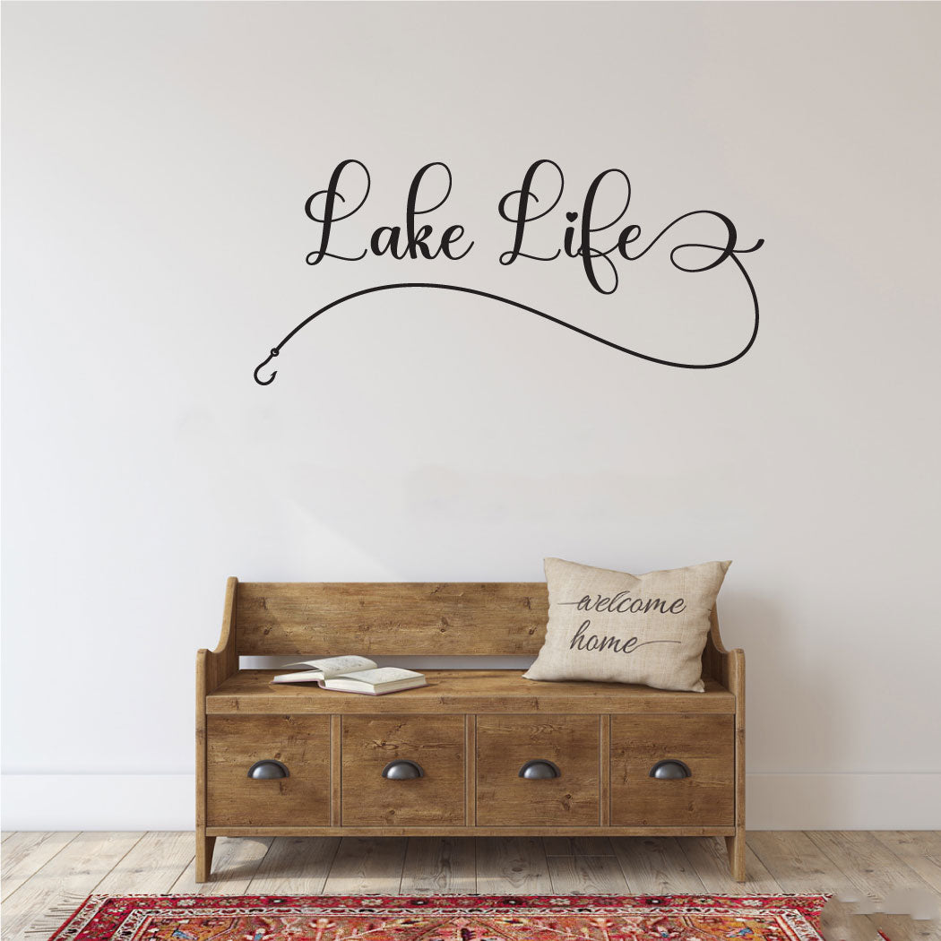 Lake Life Vinyl Wall Decal