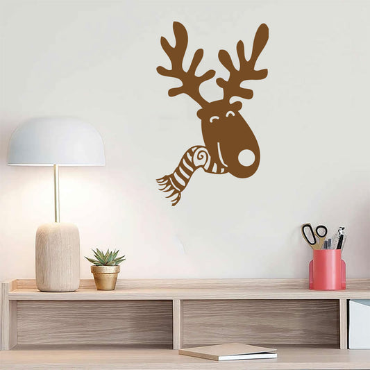 Christmas Reindeer Vinyl Wall Decal