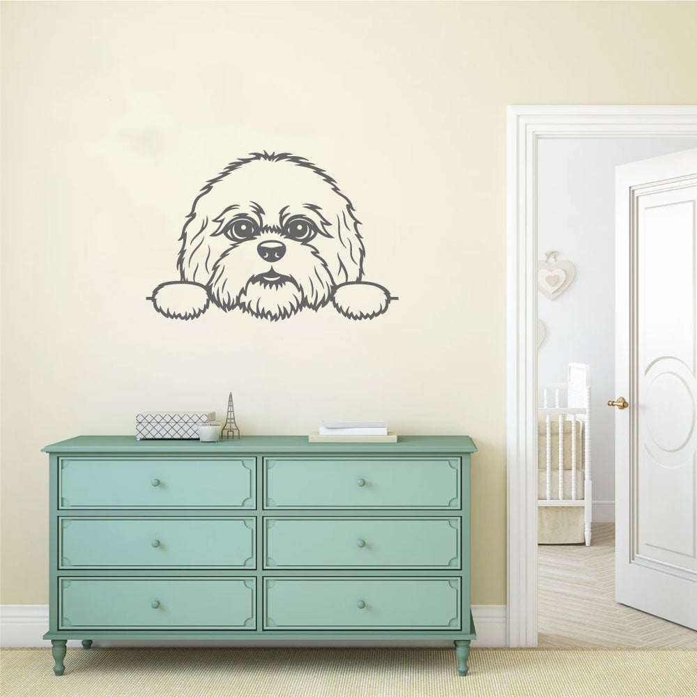 Shih Tzu Vinyl Dog Wall Decal