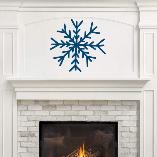 Snowflake Christmas Vinyl Wall Decal