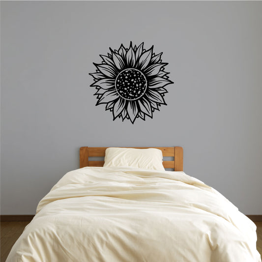 Sunflower Vinyl Wall Decal