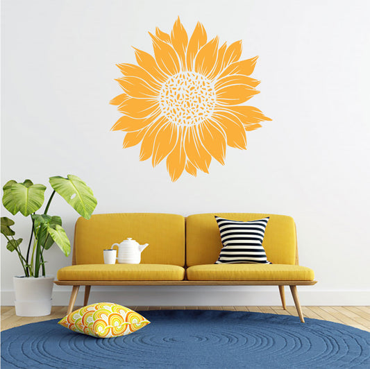 Sunflower Vinyl Wall Decal