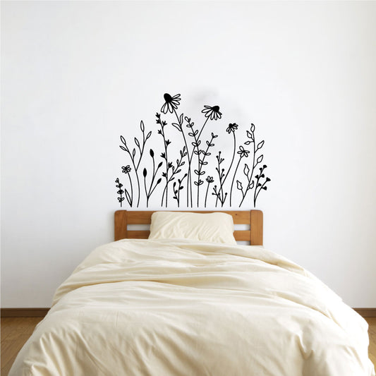 Wildflowers Vinyl Wall Decal