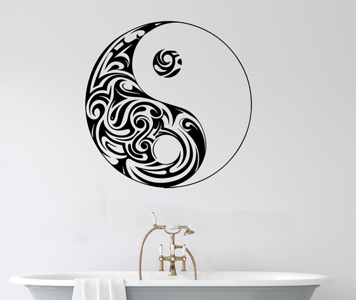 Yin Yang Zen Vinyl Home Decor Wall Decal 