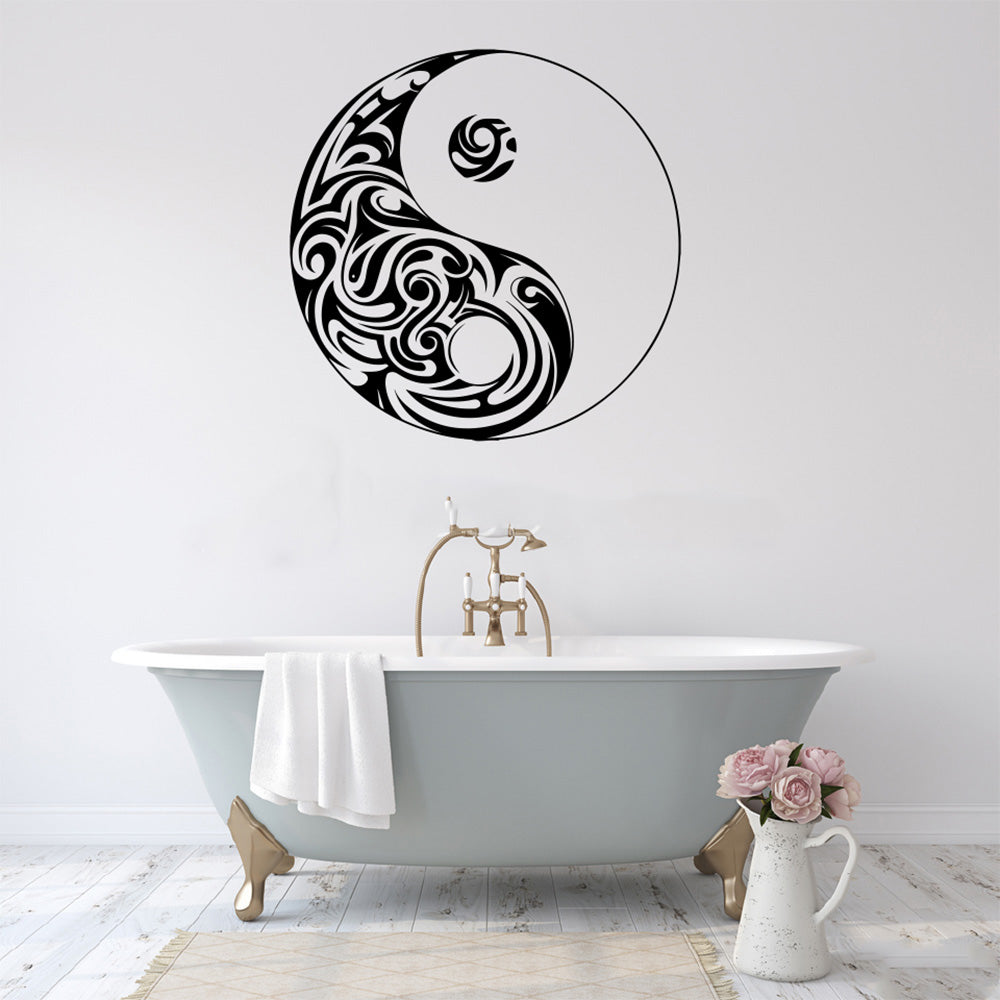 Yin Yang Zen Vinyl Home Decor Wall Decal 